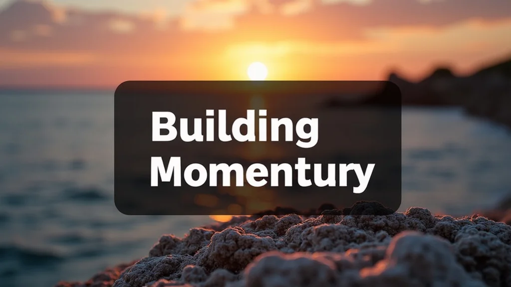 The image shows a person gently lifting weights, symbolizing building momentum for their mental health journey.